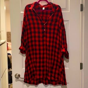 Old Navy Buffalo Plaid Dress